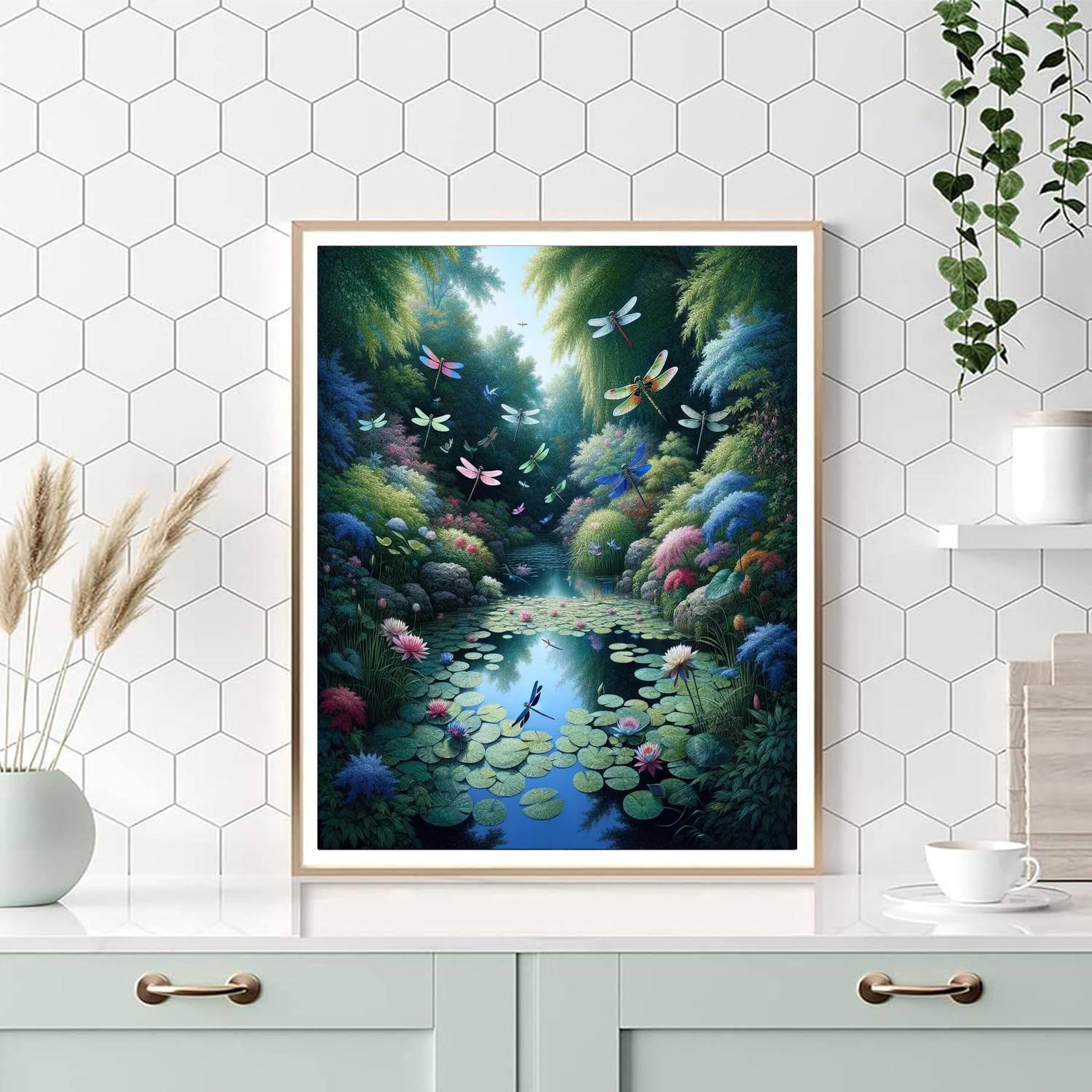 Enchanting Dragonfly Dreams Painting By Numbers Kit