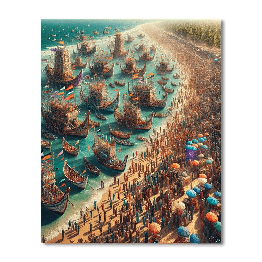 International Festival Of The Sea - Spain Painting By Numbers Kit