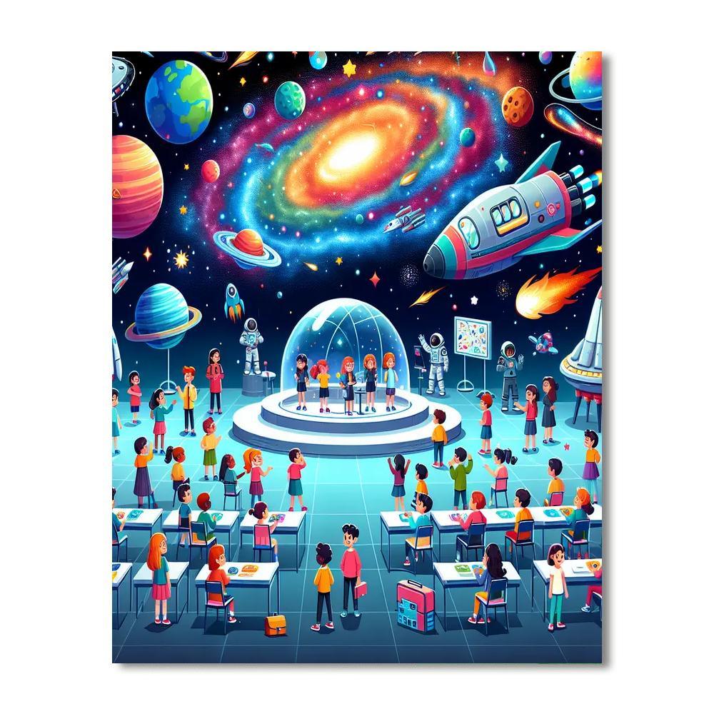Space Explorer Academy Paint By Numbers