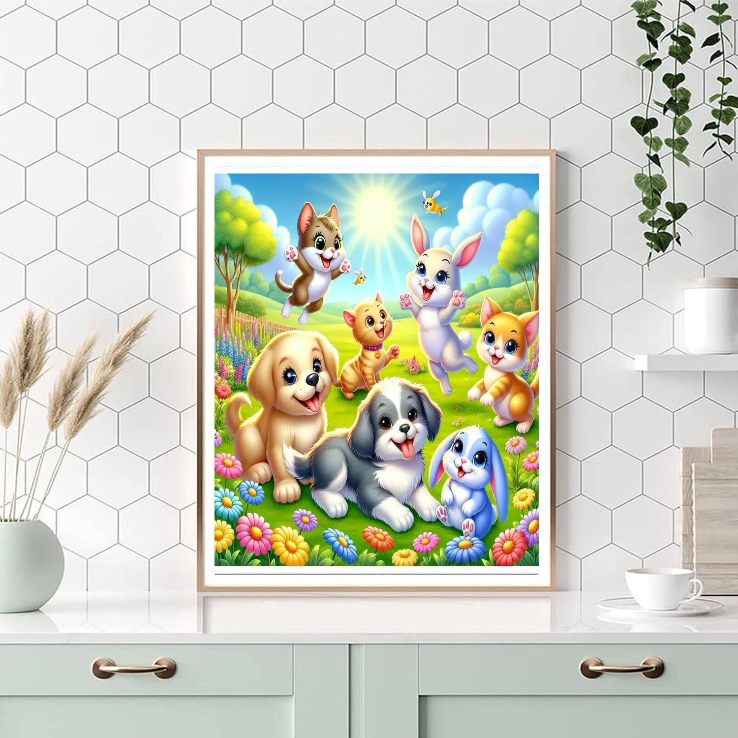 Pet Paradise Adventure Paint By Number