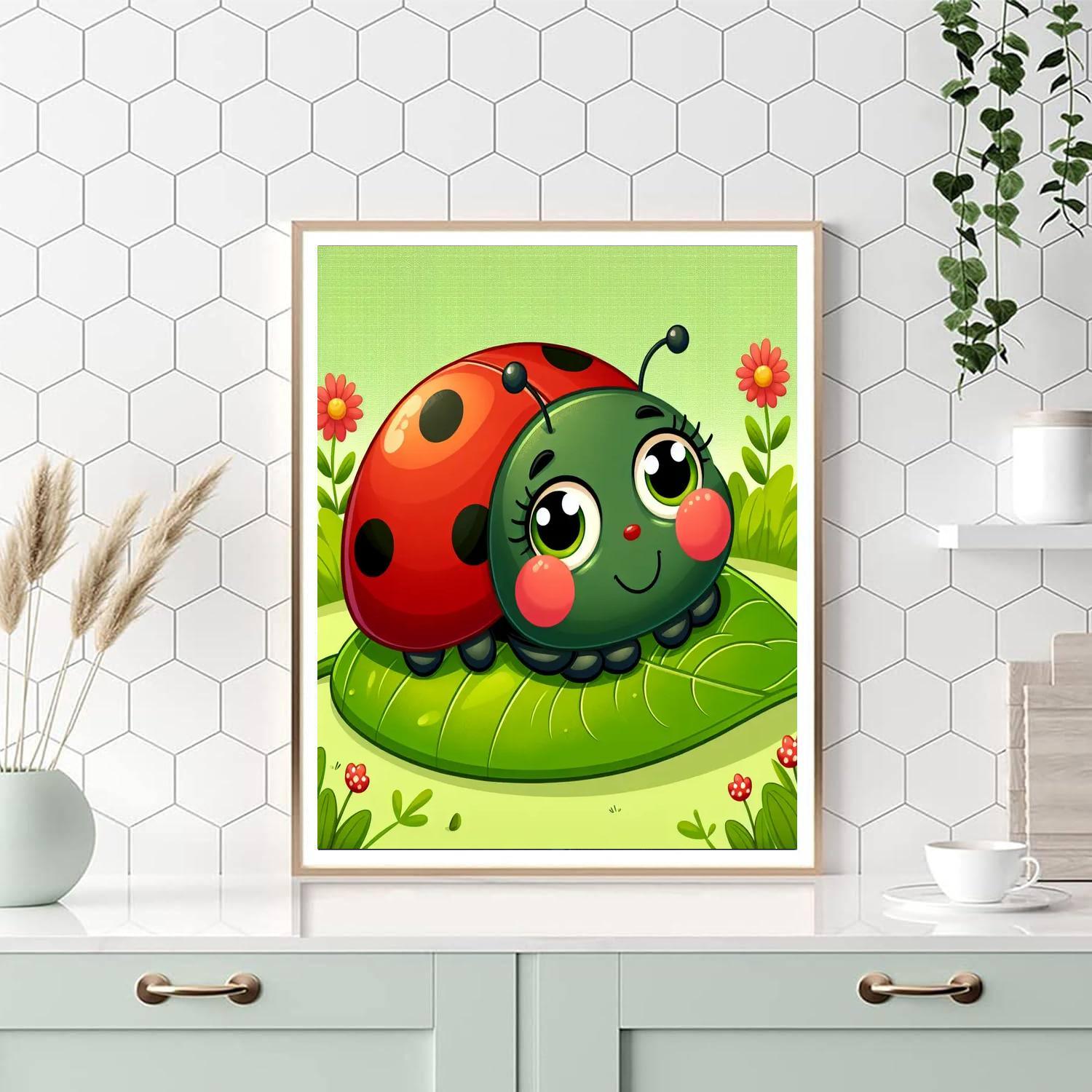 Lovable Ladybug Paint By Color