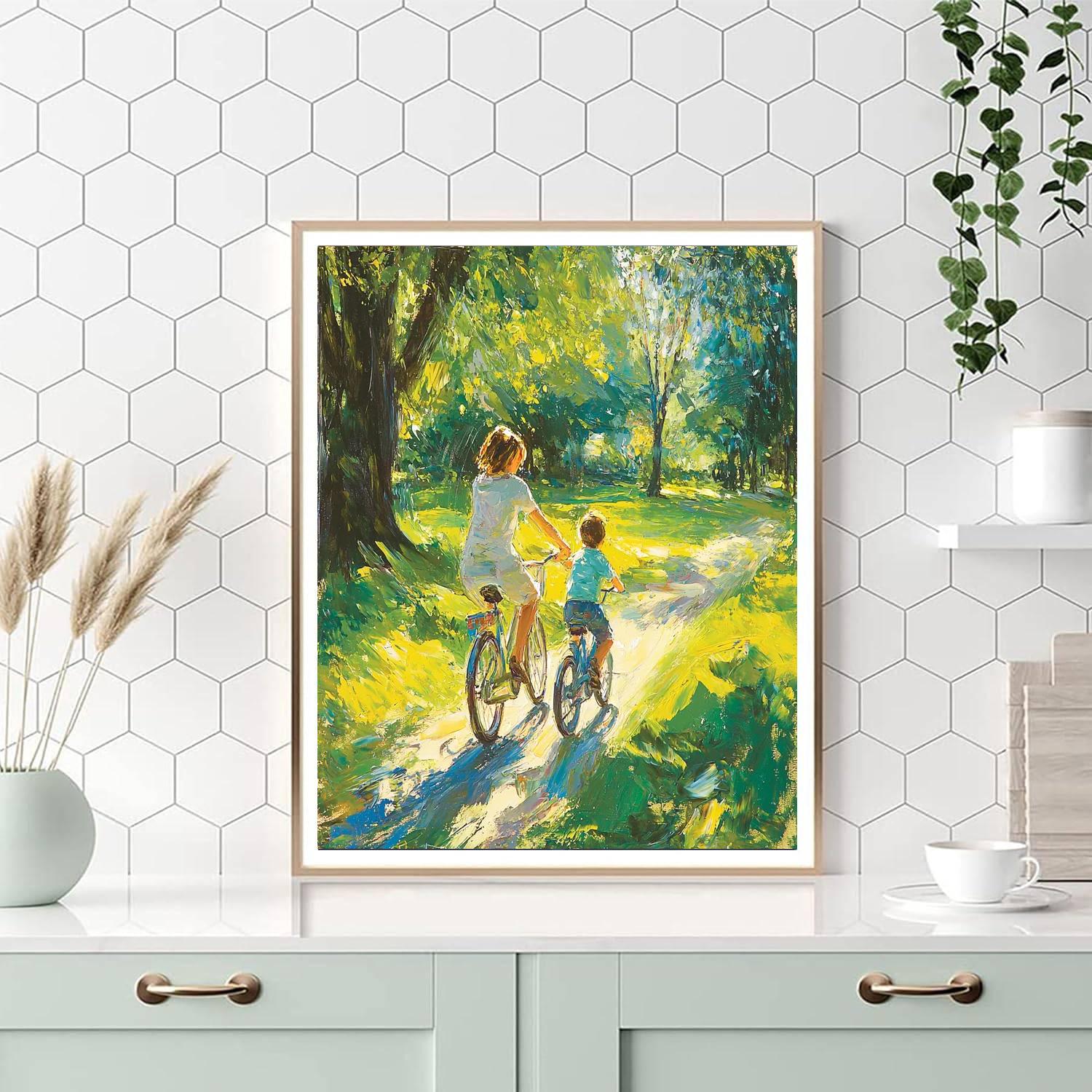 Love's Gentle Guidance Number Painting