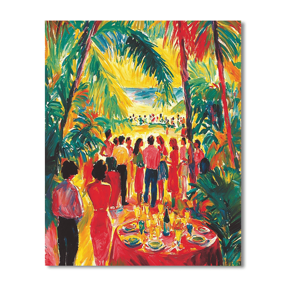 Henri Matisse Inspired Joyful Celebration  Paint By Color
