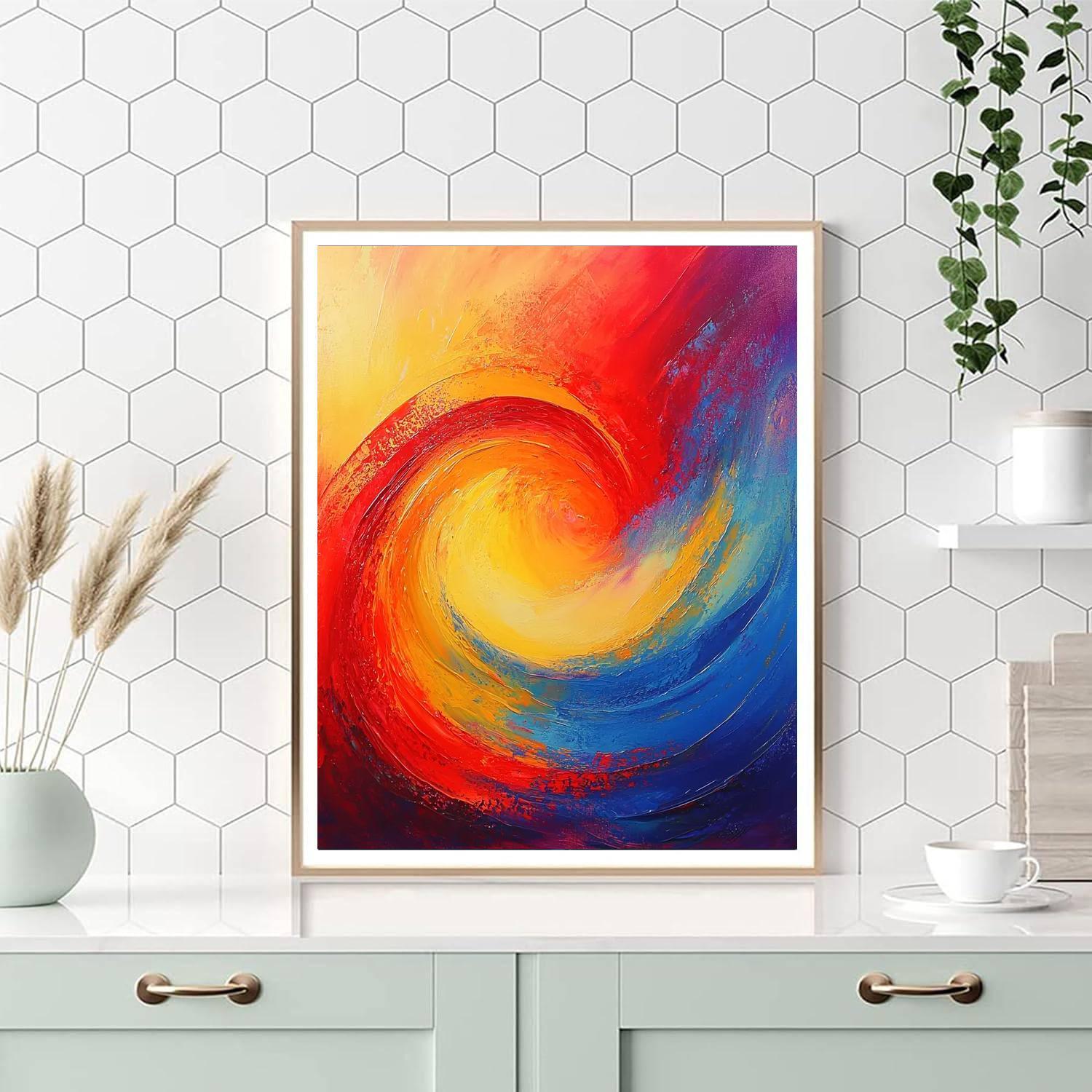 Edgar Degas Inspired Harmonic Convergence  Paint By Color