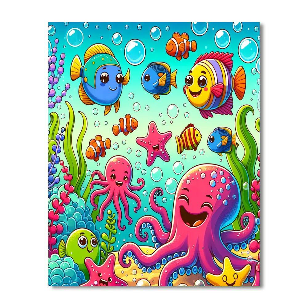 Explore Underwater Adventures Paint By Color