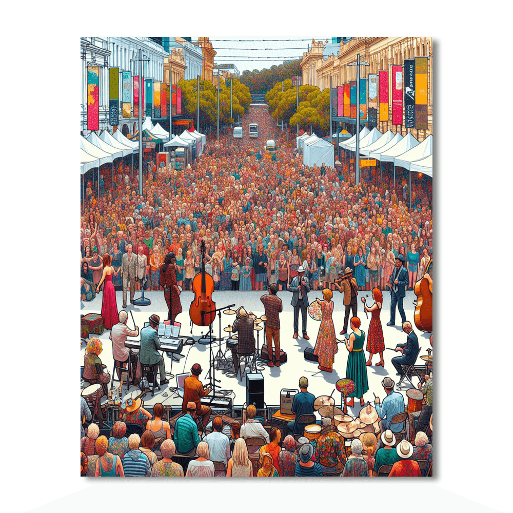 Fringe Festival - Adelaide Numbered Painting Kits
