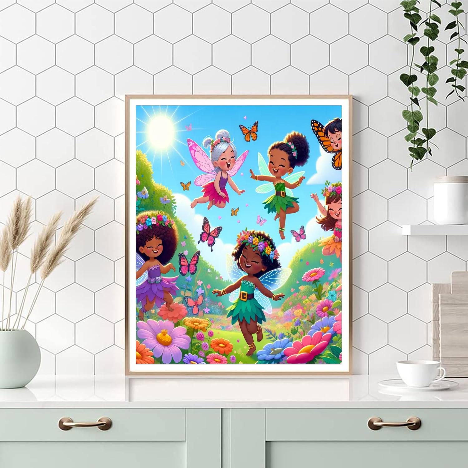 Whimsical World Of Fairies Painting Number Kit