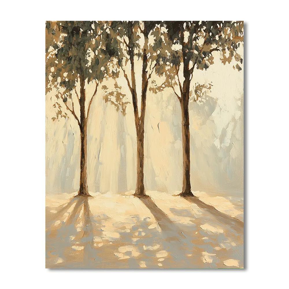 Leonardo Da Vinci Inspired Forest Shadows  Paint By Number