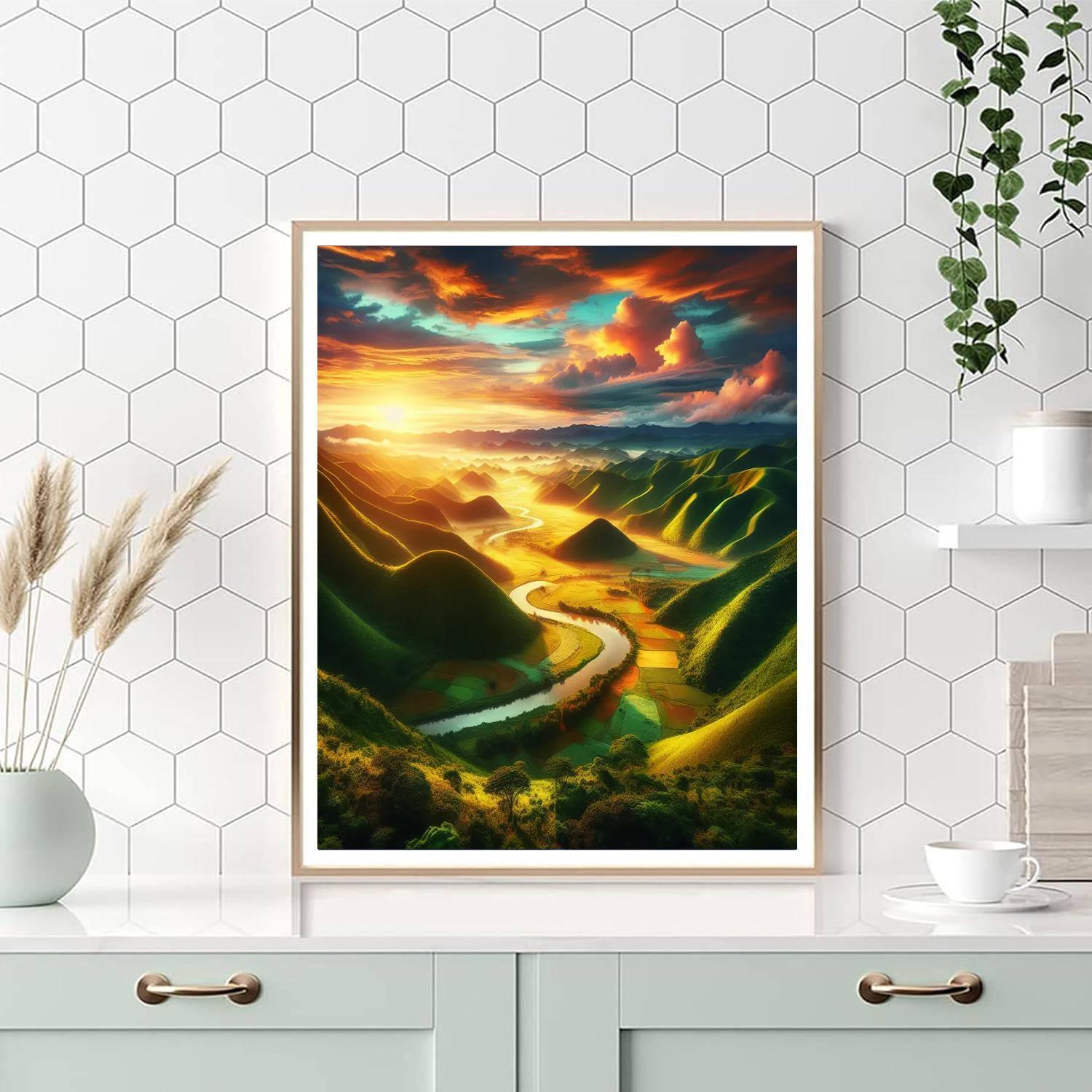 Verdant Valley Awakening Paint By Color