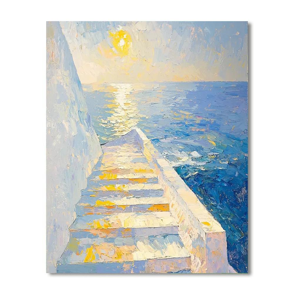 Paul Cézanne Inspired Transcendent Light  Paint By Numbers Kits