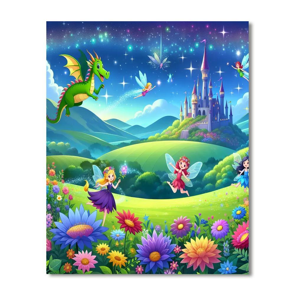 Journey Through Magical Lands Painting By Numbers Kit