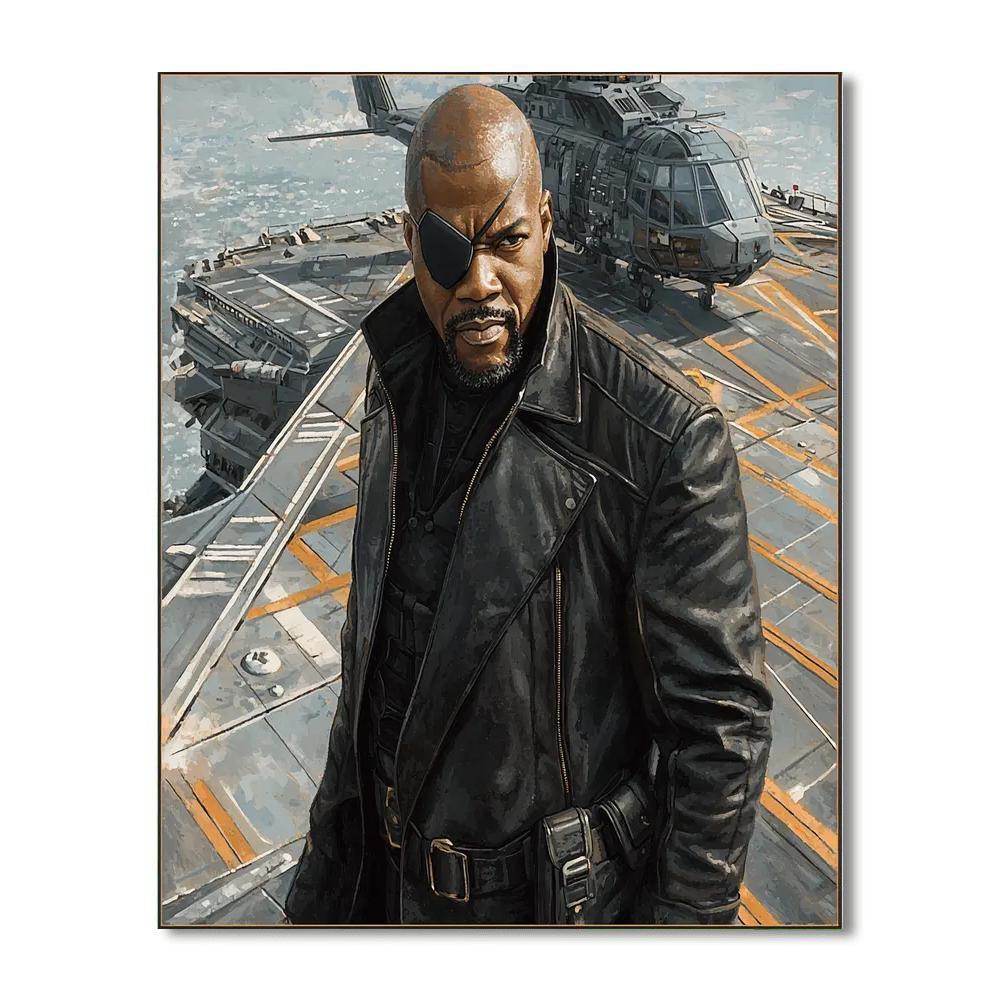 Samuel L. Jackson: Versatile Veteran Of The Silver Screen Paint By Numbers Kits