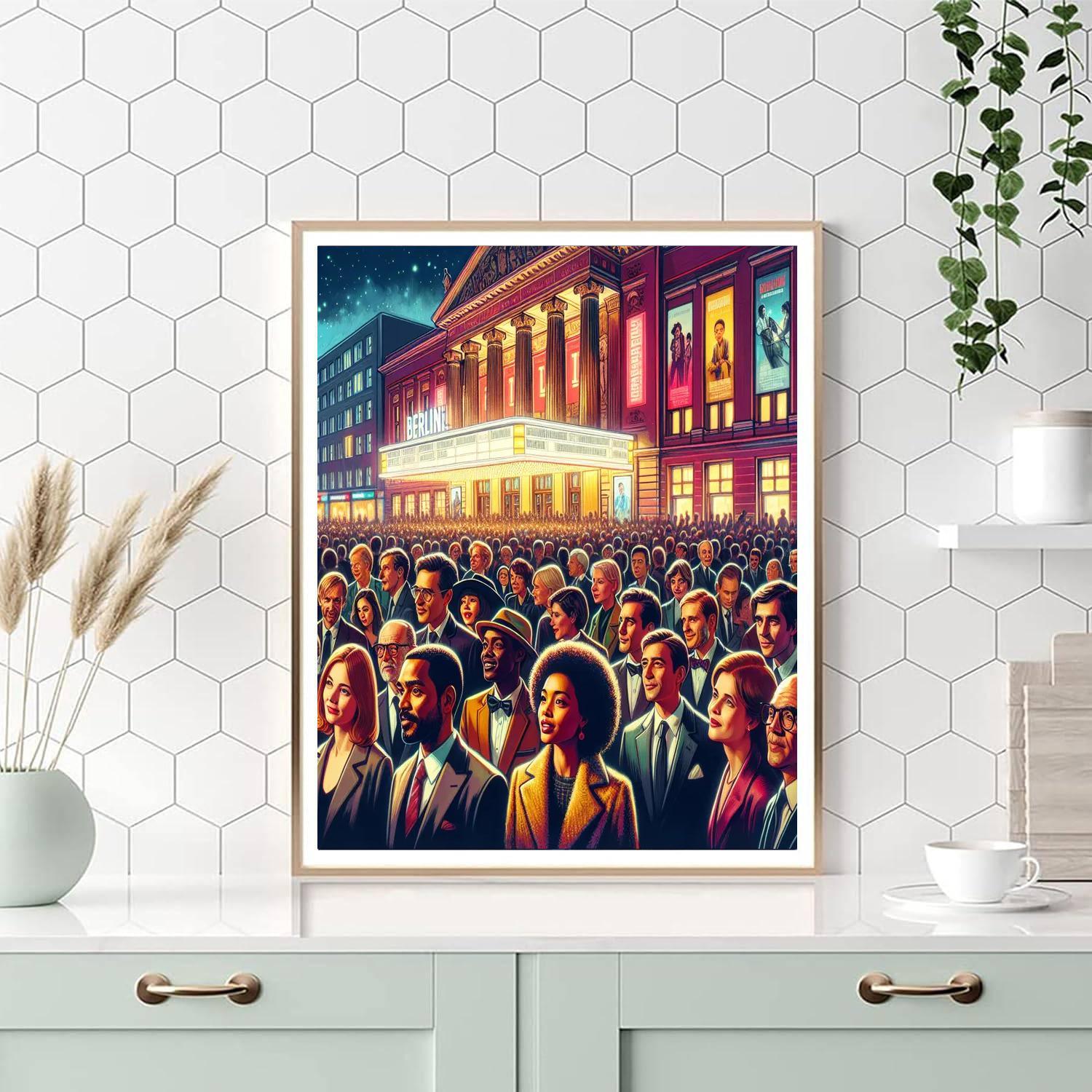 Berlin International Film Festival - Berlin, Germany Painting Number Kit