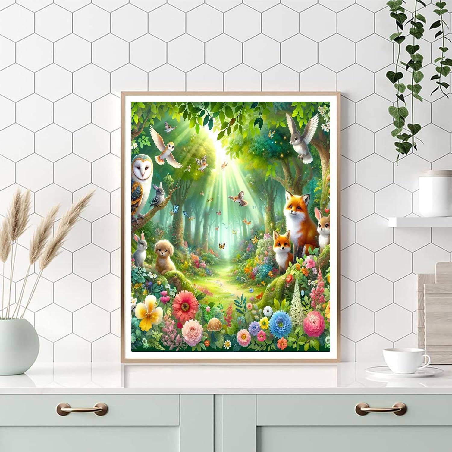 Mysterious Forest Creatures Numbered Painting Kits