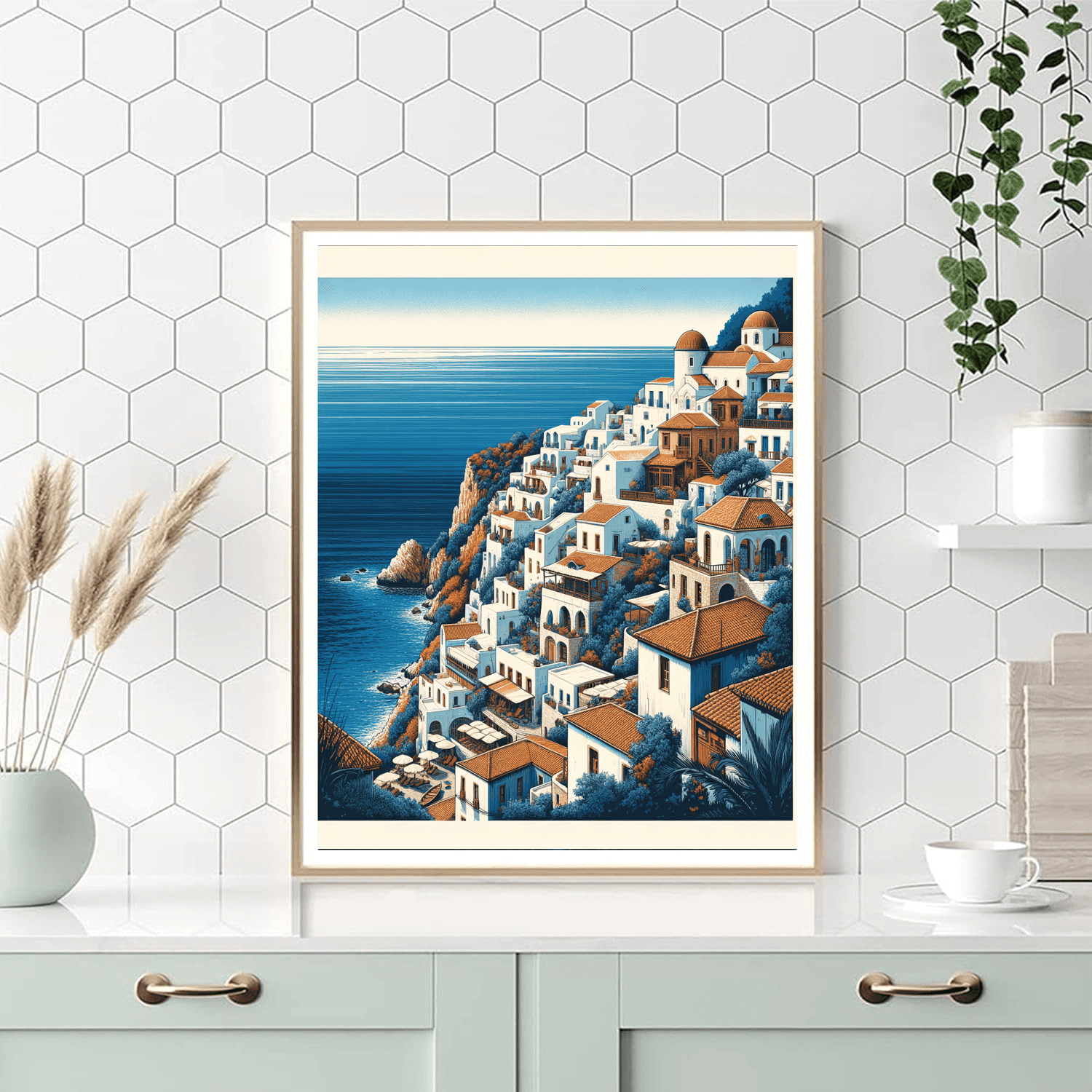 Mediterranean Coastal Bliss Paint By Numbers