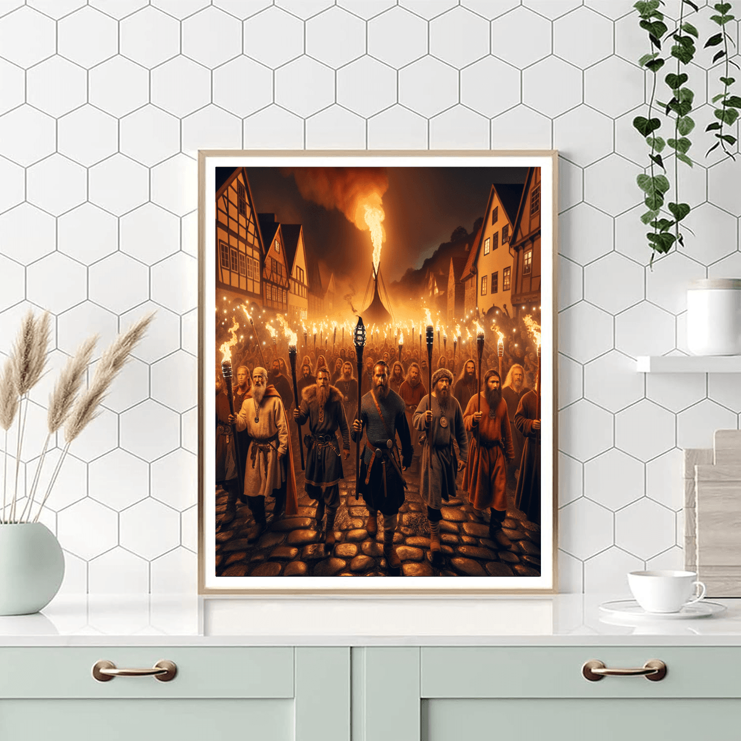 Up Helly Aa - Shetland, Scotland Paint By Numbers Art