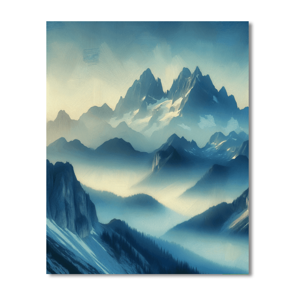 Mystic Mountainscape Reverie Paint By Number