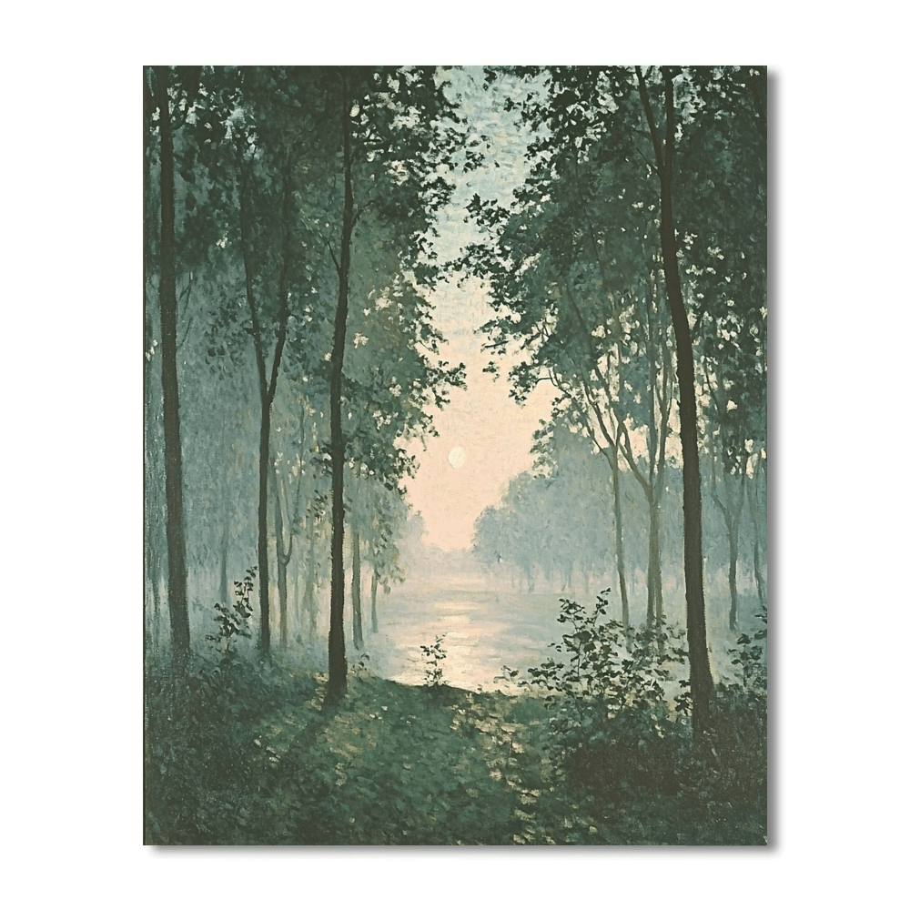 Claude Monet Inspired Monet's Forest Awakening  Paint By Numbers Kits