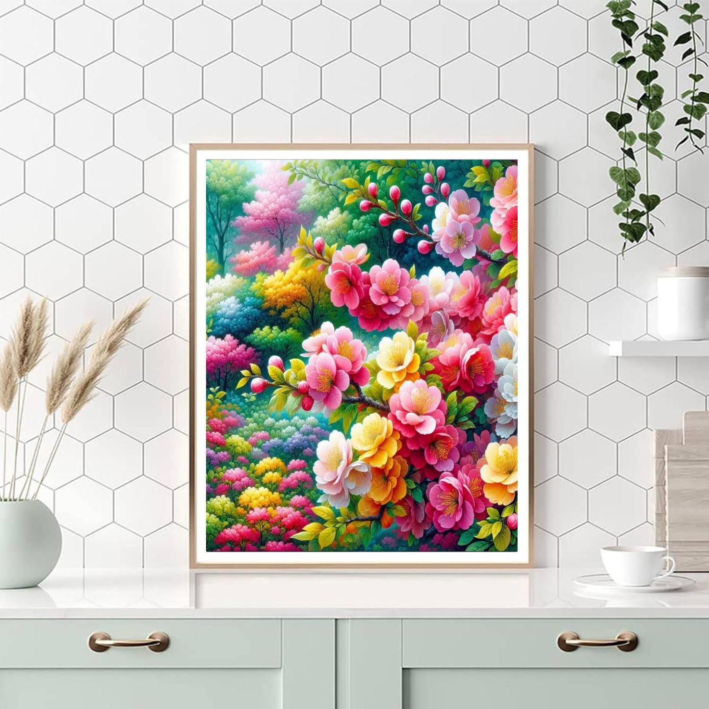 Spring Blossoms Awakening Paint By Number