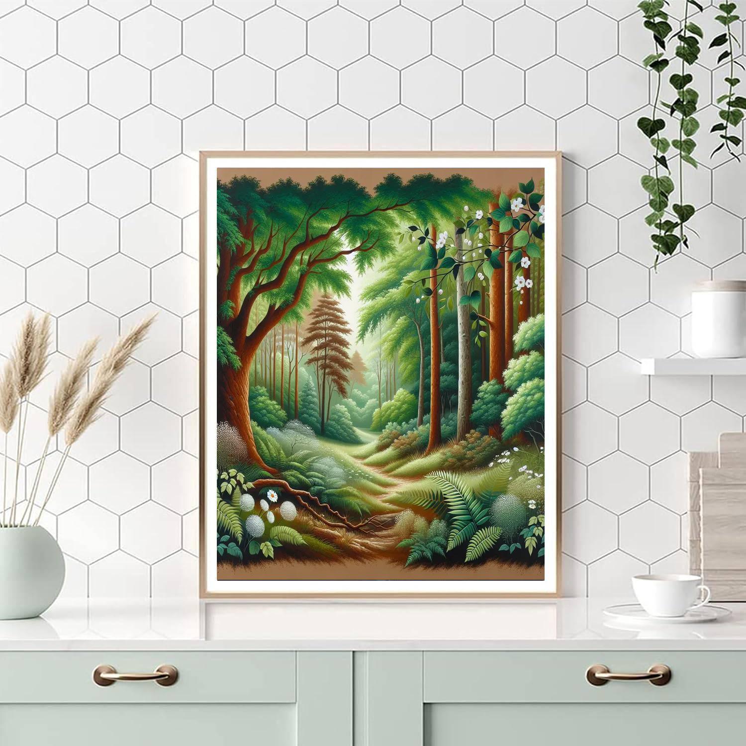 Deer Woodland Grace Paint By Numbers