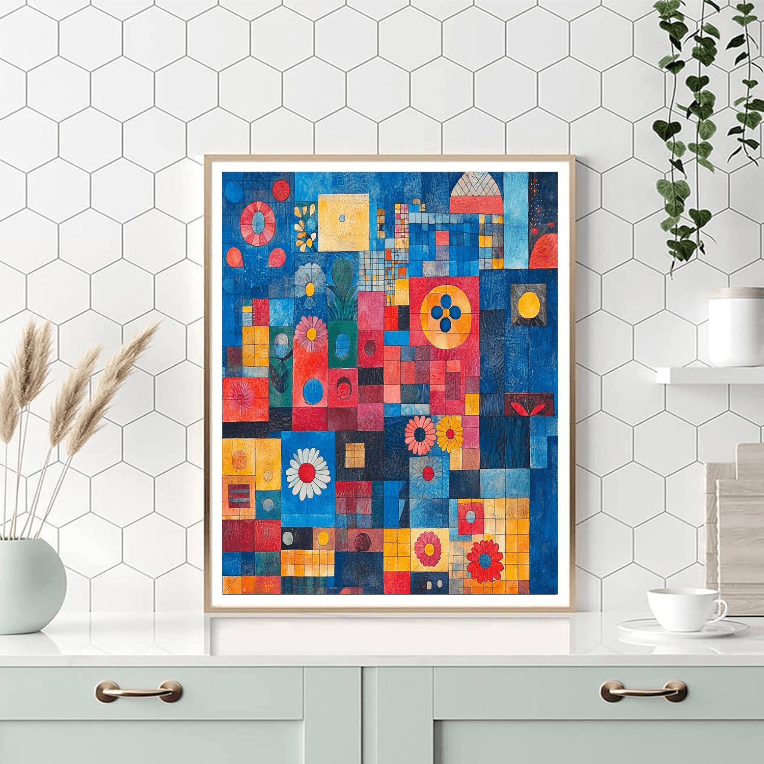 Klee Inspired Exploration Of Shapes  Numbered Painting Kits