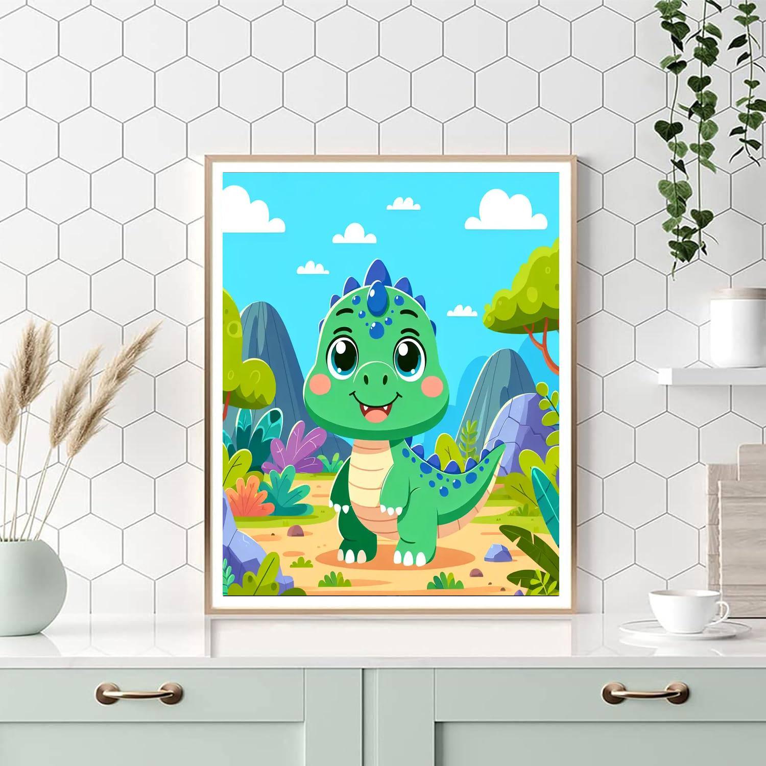 Dinosaur's Day Out Painting By Numbers Kit