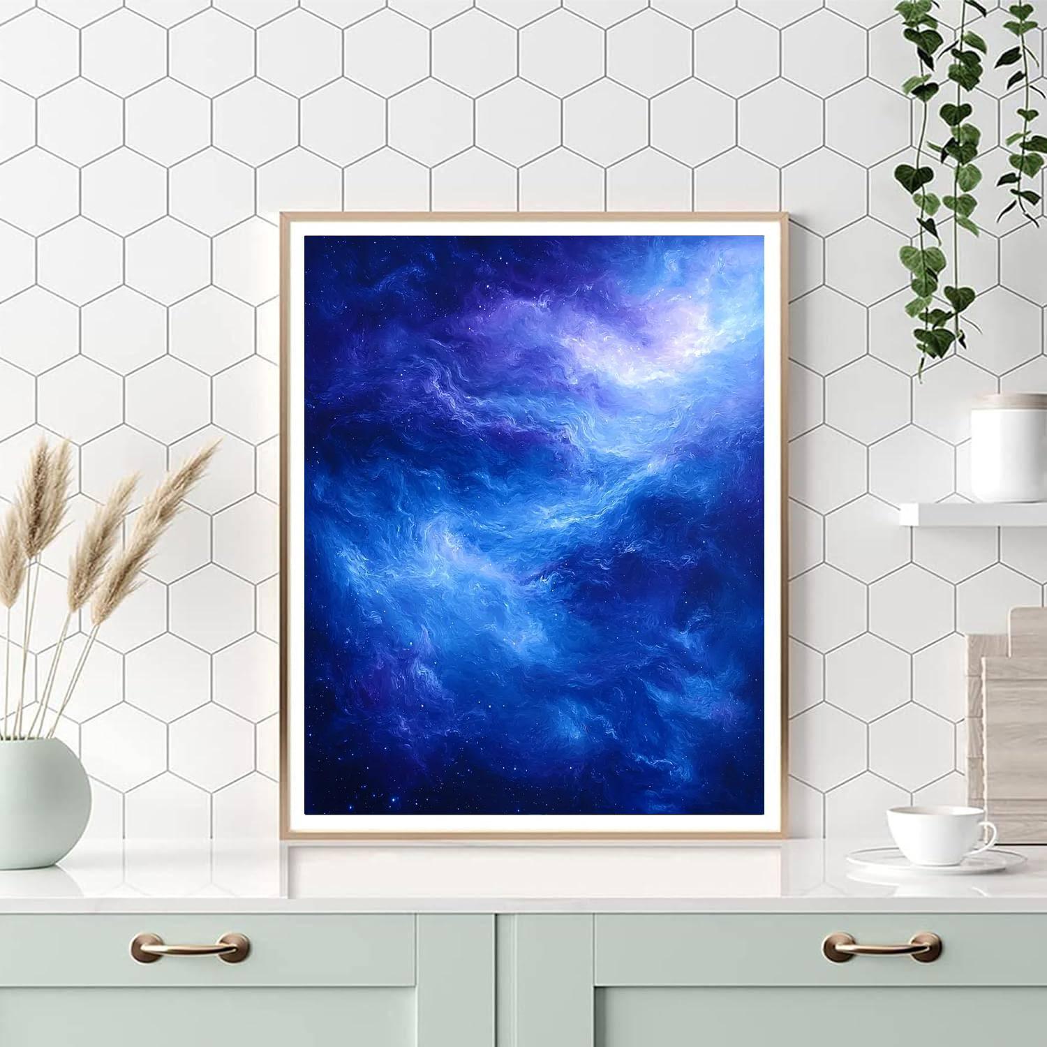 Mark Rothko Inspired Cosmic Drift  Painting By Numbers Kit