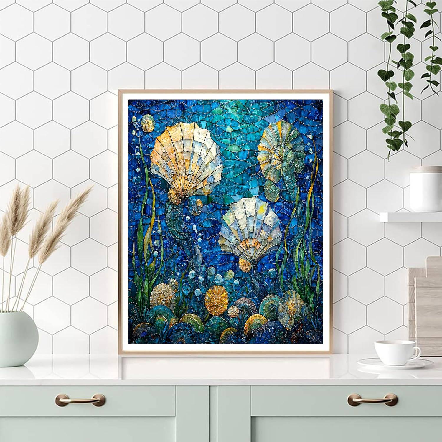 Michelangelo Inspired Enigma Of The Deep  Painting Number Kit