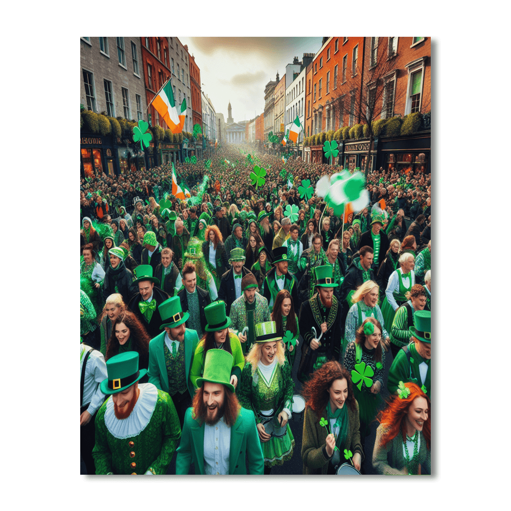 Saint Patrick's Day - Dublin Paint By Numbers