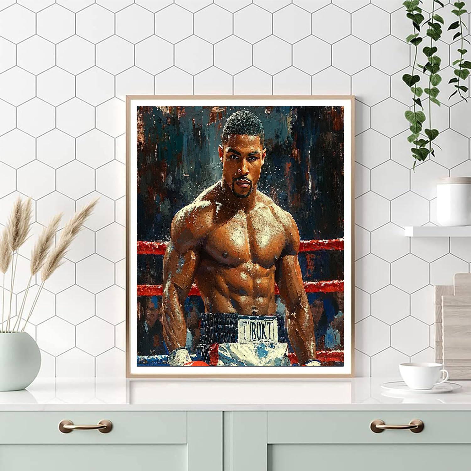 Michael B. Jordan: Burning Bright As Creed's Flame Numbered Painting Kits