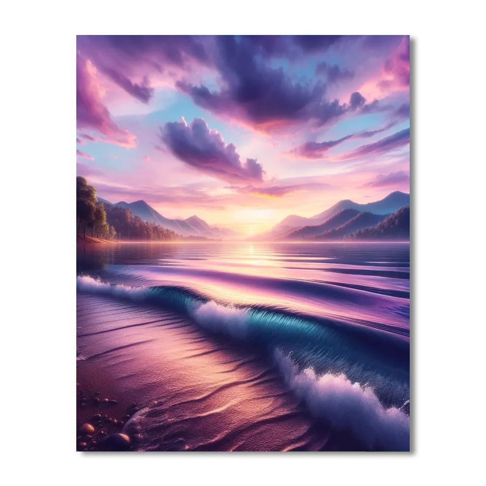 Tranquil Lakeside Escape Paint By Numbers