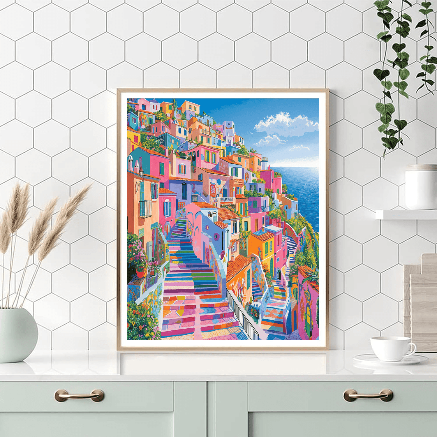 Gamcheon Culture Village - Busan Numbered Painting Kits