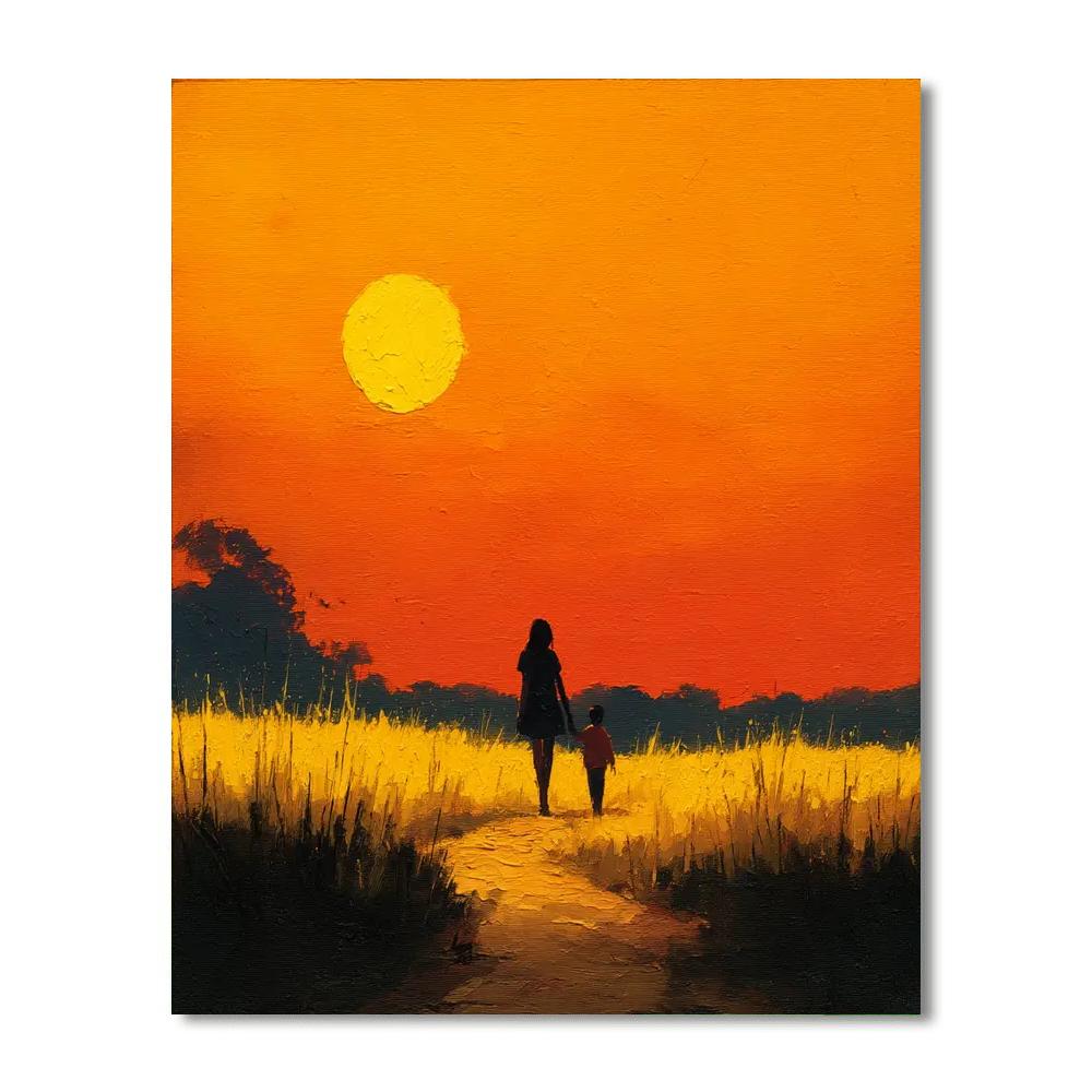 A Mother's Love Is Forever Paint By Numbers Kits