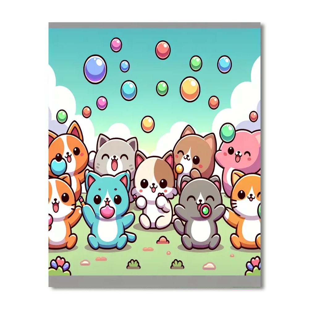 Bubbly Bubble Bonanza Paint By Numbers