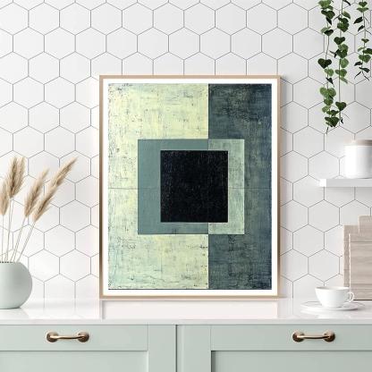 Kazimir Malevich Inspired Essence Of Structure  Paint By Color