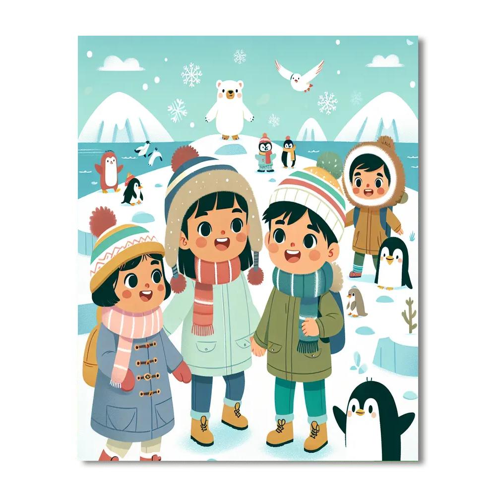 Journey To The North Pole Paint By Number