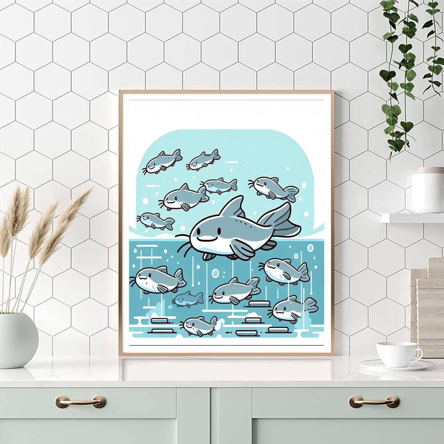 Charming Catfish Capers Paint By Color