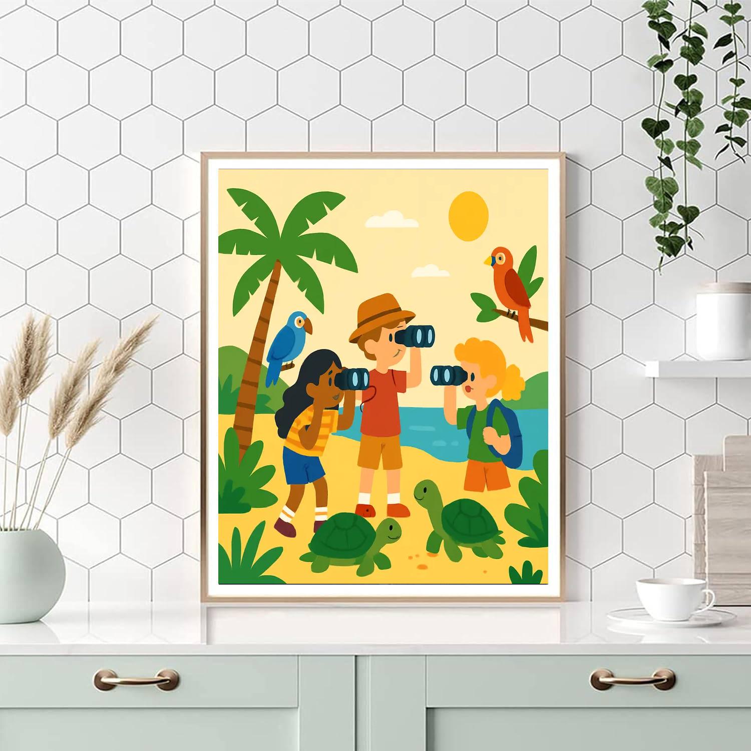 Island Expedition Numbered Painting Kits