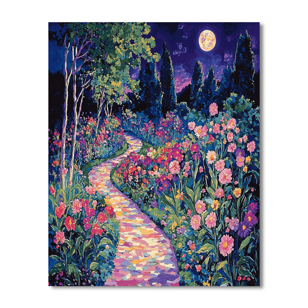Henri Matisse Inspired Midnight Garden Romance  Paint By Color