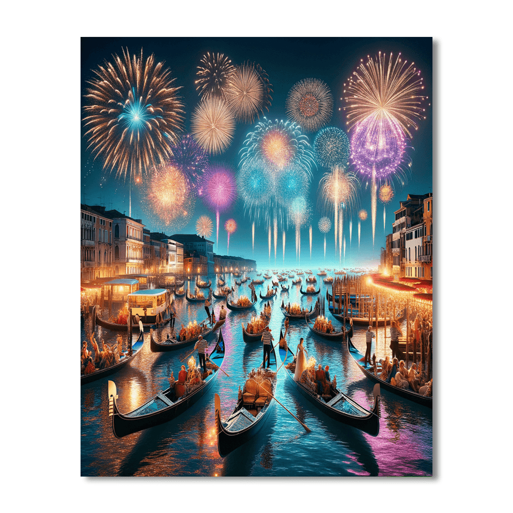 Festa Del Redentore - Venice Painting By Numbers Kit