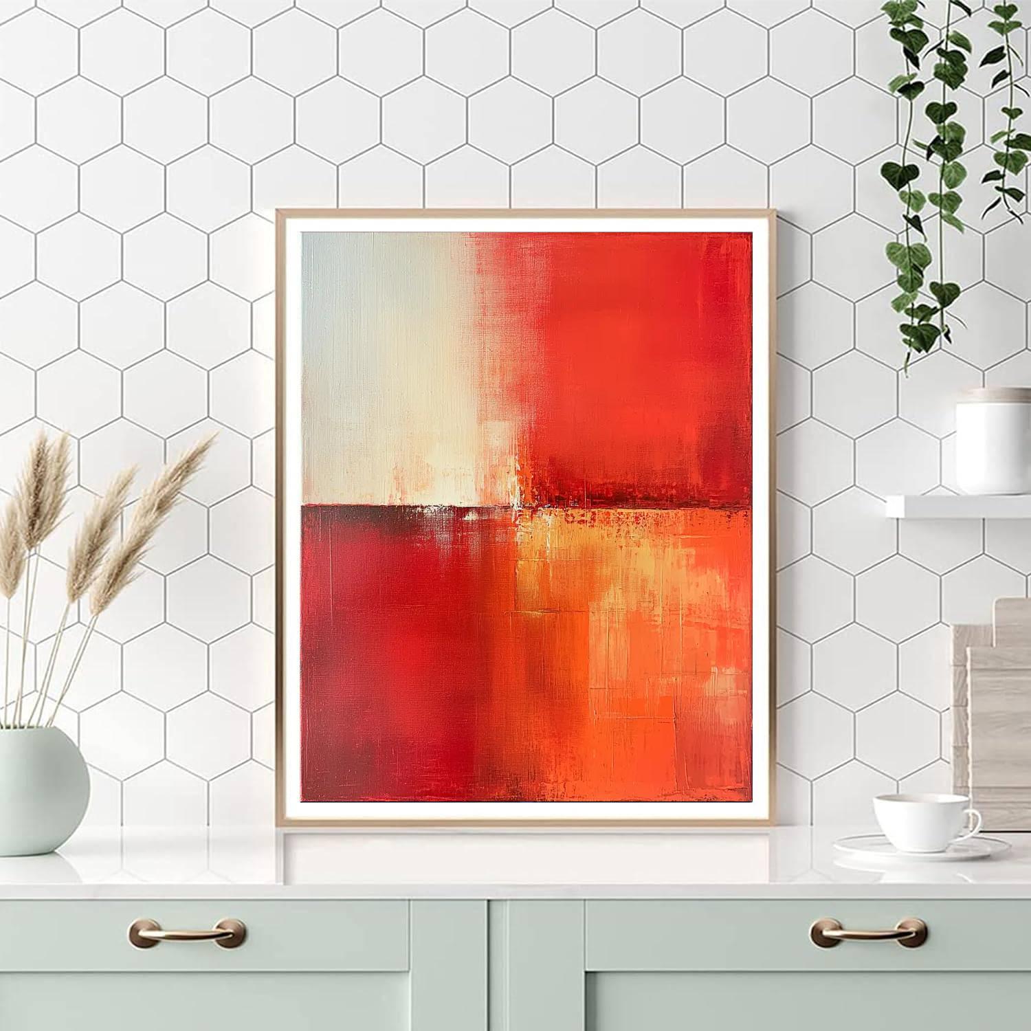 Mark Rothko Inspired Fires Of Reflection  Numbered Painting Kits