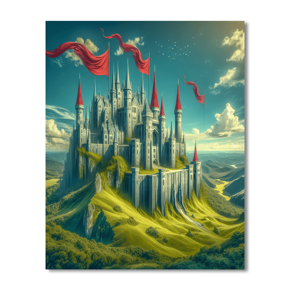 Castle Fantasy DIY Paint By Numbers