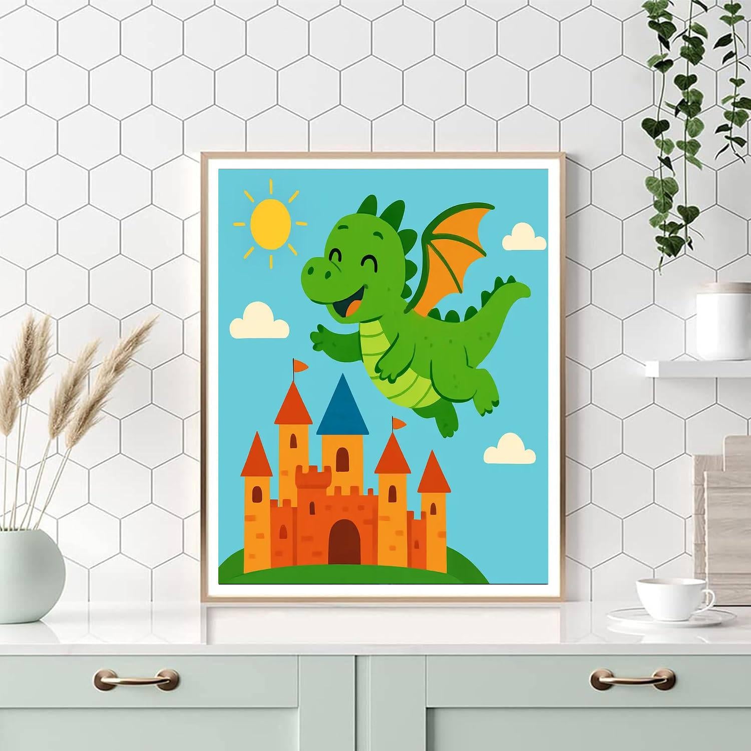 Playful Dragon Adventures Numbered Painting Kits