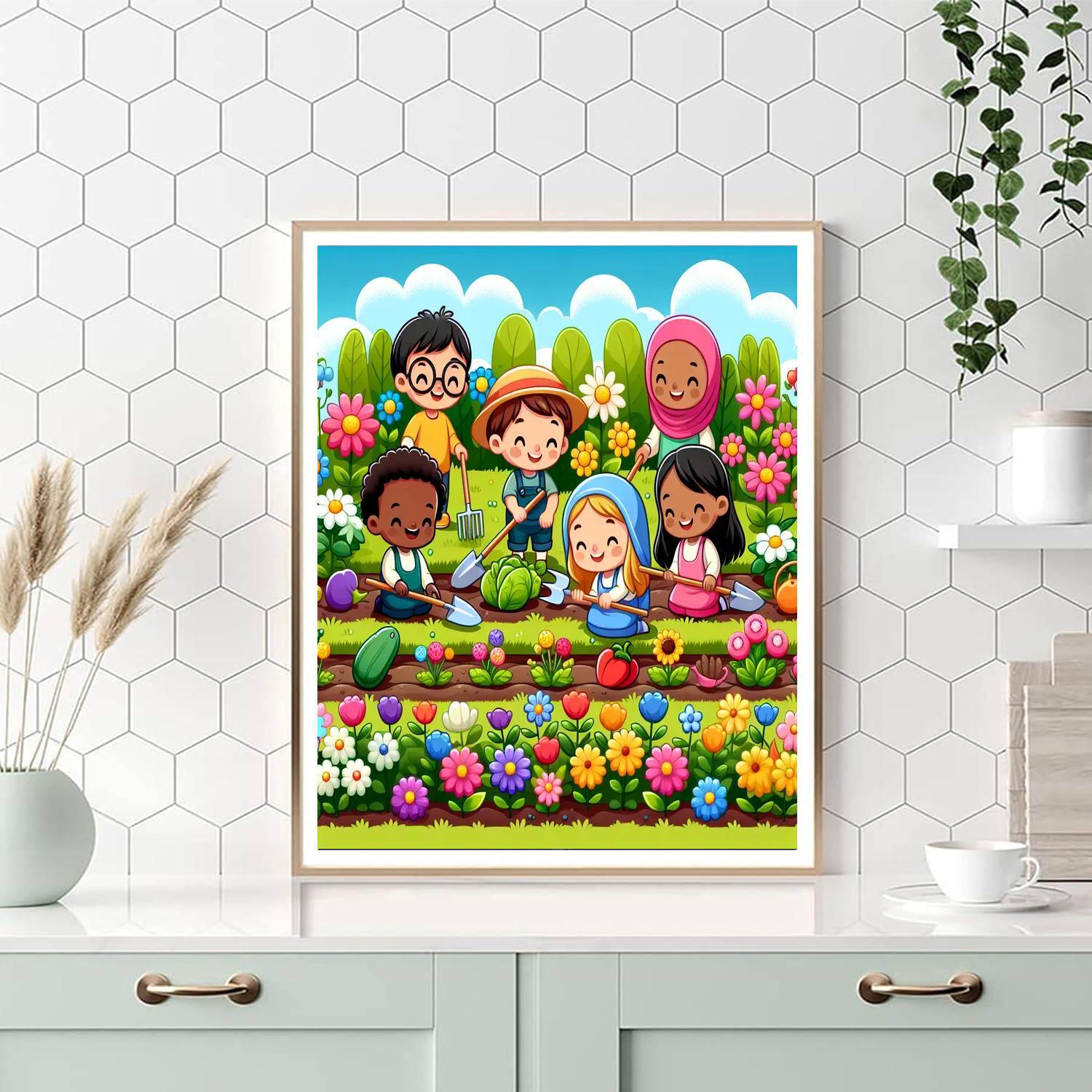 My First Garden Numbered Painting Kits