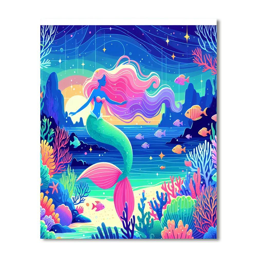 Adventure Mermaid Cove Paint By Numbers