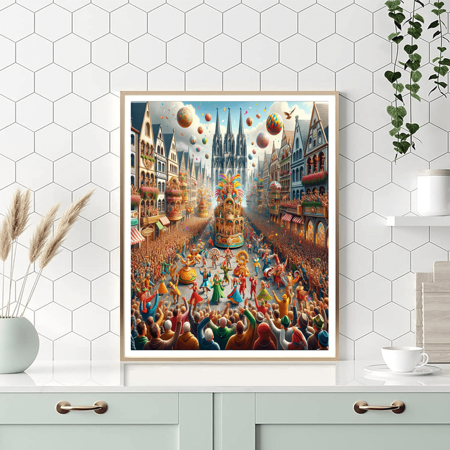 Kölner Karneval Number Painting