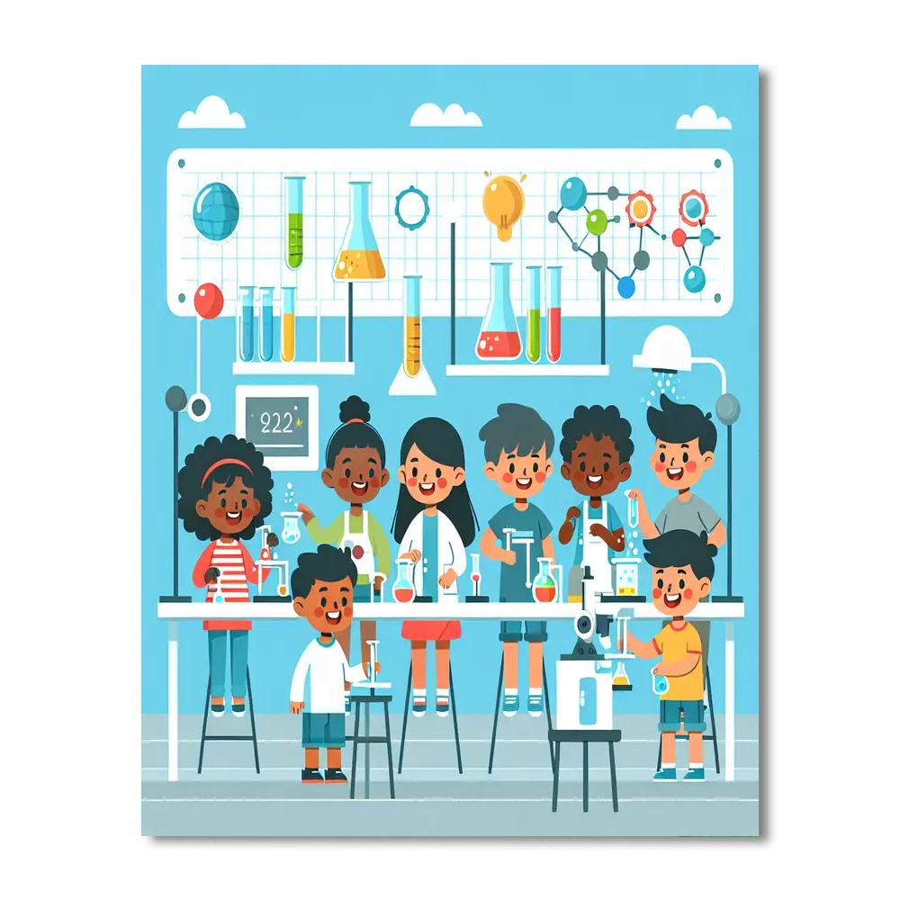 Super Science Station Paint By Color