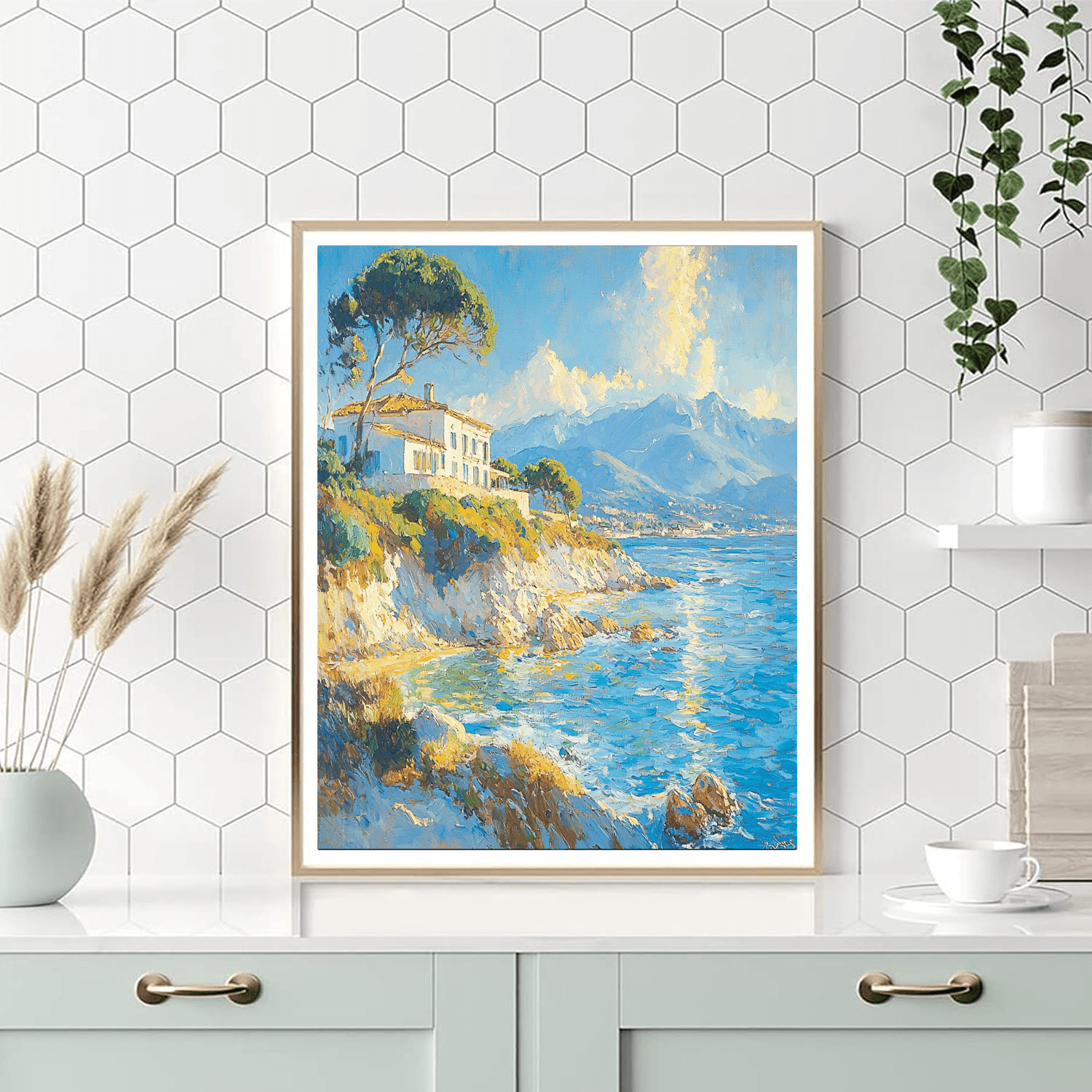 Joaquín Sorolla Inspired Mediterranean Sunlight  Paint By Color