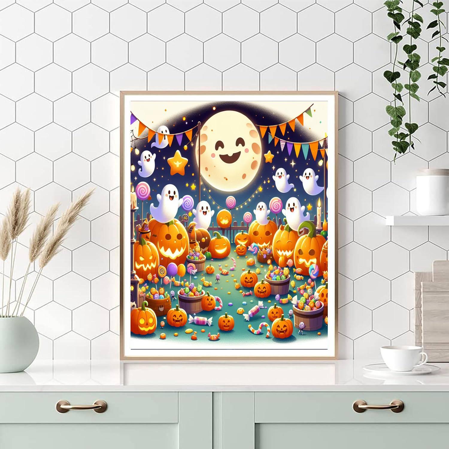 Happy Halloween Numbered Painting Kits