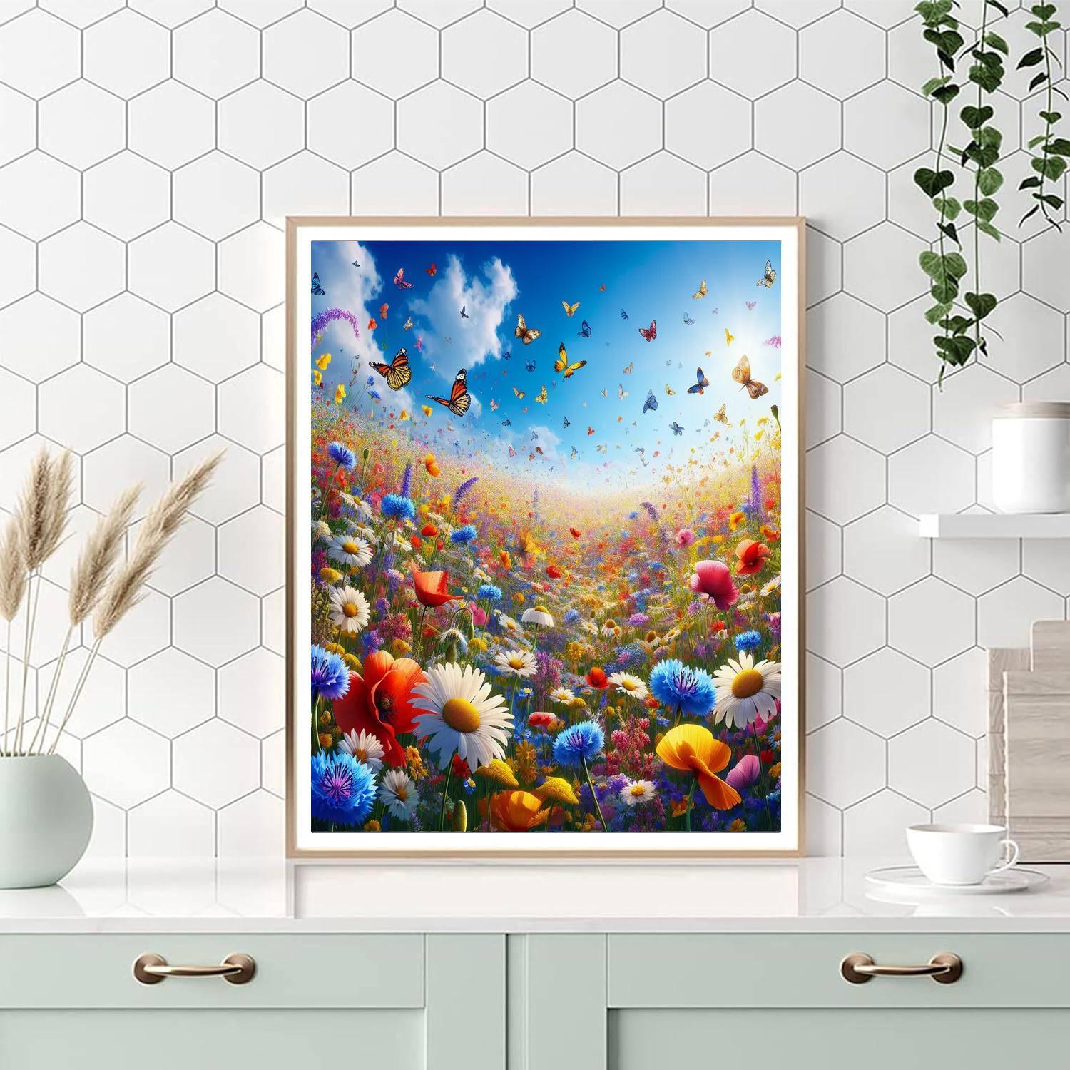 Sunny Meadow Dance Painting Number Kit